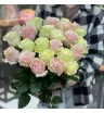 Бело-розовые Эквадор 25 шт