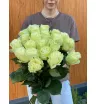 Белые розы Эквадор 21 шт 1