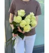 Белые розы Эквадор 9 шт 1