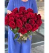 Красные розы Эквадор 31 шт