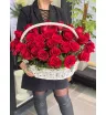 Корзина  «35 красных роз»