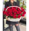Корзина  «35 красных роз»