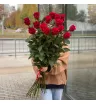 Розы 100см 15 шт (под заказ от 2-х часов, уточняйте у менеджера) 1