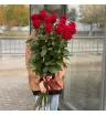 Розы 100см 15 шт (под заказ от 2-х часов, уточняйте у менеджера)