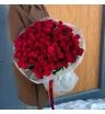 Красные розы 50см 101шт 1