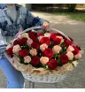 Корзина «65 роз микс»