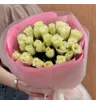 Белые розы 50см 25шт 1