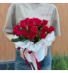 Коробка красных роз &laquo;S&raquo; 19шт 2