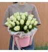 Коробка белых роз &laquo;S&raquo; 31шт 2