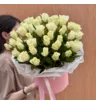 Коробка белых роз &laquo;L&raquo; 51шт