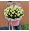 Коробка белых роз &laquo;L&raquo; 51шт 2